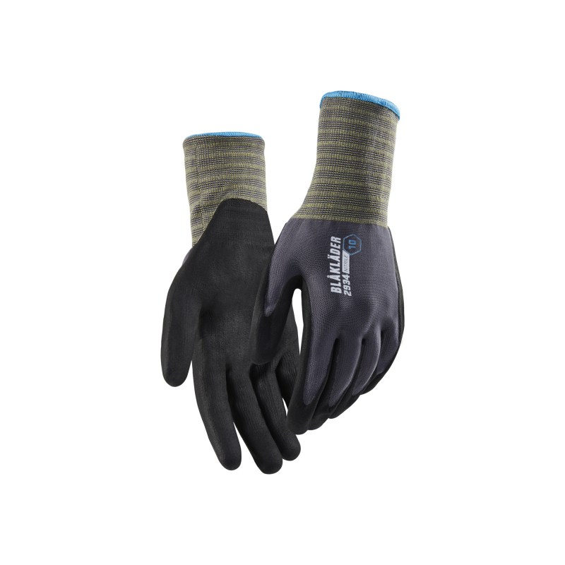 Gants de chantier en nitril trempé respirants - Blaklader - 2934