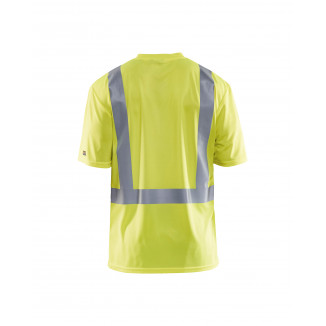 3382 T-shirt col V haute-visibilité anti-UV anti-odeur