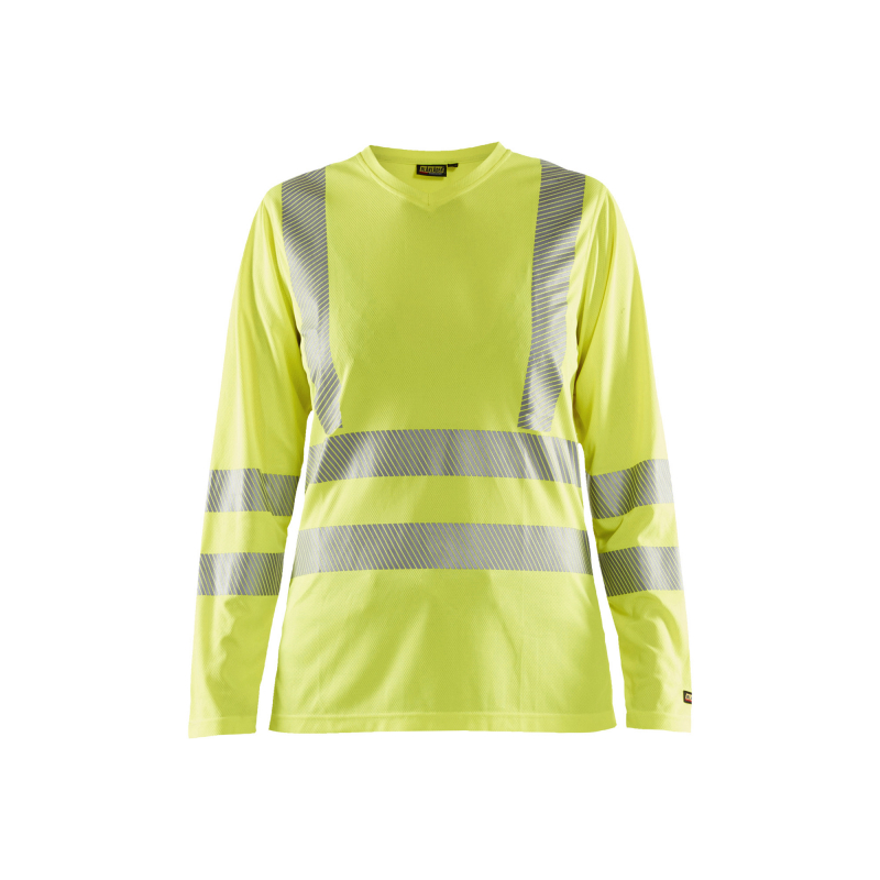T-shirt de chantier haute-visibilité manches longues femme - Blaklader - 3485
