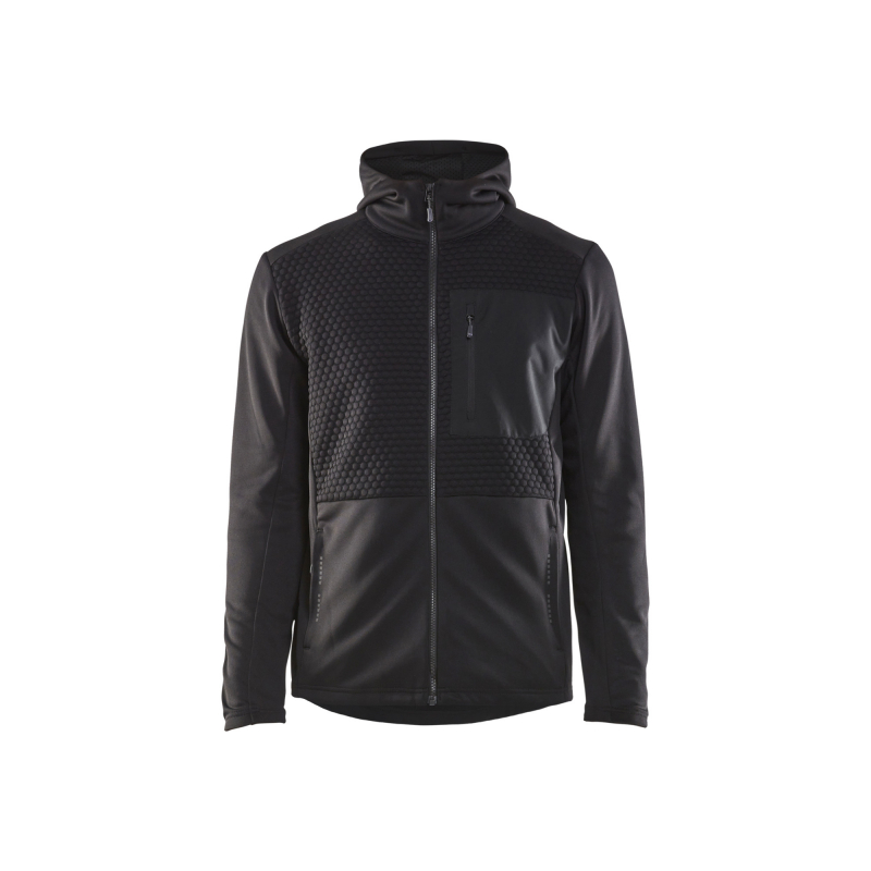 Sweat de travail à capuche avec bandes réfléchissantes - Blaklader - 3540