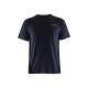 T-shirt de travail en coton - Blaklader - 9411 - Marine foncé