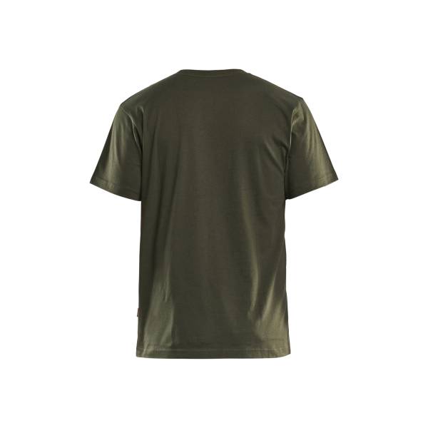 T-shirt de travail Grit & Grind - Blaklader - 9421 - Vert armée