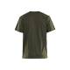 T-shirt de travail Grit & Grind - Blaklader - 9421 - Vert armée