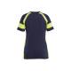 T-shirt de travail haute-visibilité femme coton - Blaklader - 3524 - Marine/Jaune fluo