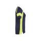 T-shirt de travail haute-visibilité femme coton - Blaklader - 3524 - Marine/Jaune fluo