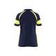Polo de travail haute-visibilité femme Polycoton - Blaklader - 3529 - Marine/Jaune fluo
