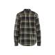 Chemise de travail flanelle robuste hiver coton - Blaklader - 3288 - Vert foncé/Noir
