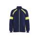 Sweat de chantier haute-visibilité 100% coton - Blaklader - 3567 - Marine/Jaune fluo