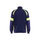 Sweat de chantier haute-visibilité 100% coton - Blaklader - 3567 - Marine/Jaune fluo