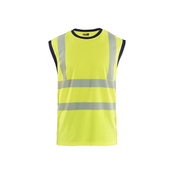 Gilet de chantier haute-visibilité - Blaklader - 3575 - Jaune fluo/Marine