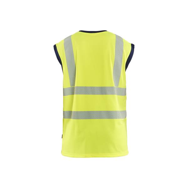Gilet de chantier haute-visibilité - Blaklader - 3575 - Jaune fluo/Marine