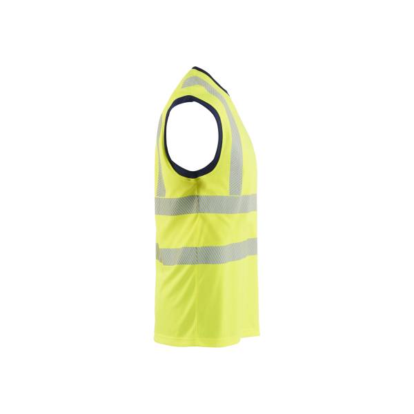 Gilet de chantier haute-visibilité - Blaklader - 3575 - Jaune fluo/Marine