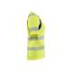 T-shirt de travail haute-visibilité femme - Blaklader - 3503 - Jaune fluo/Marine