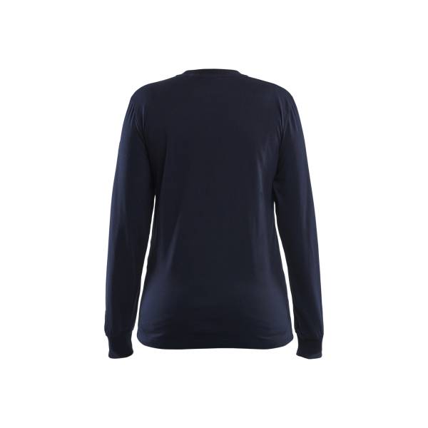 T-shirt de travail ignifugé femme Coton - Blaklader - 3467 - Marine