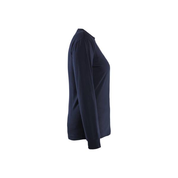 T-shirt de travail ignifugé femme Coton - Blaklader - 3467 - Marine