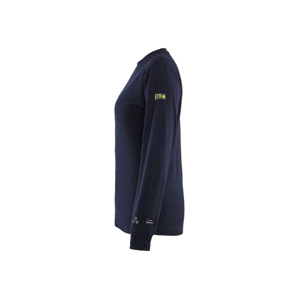 T-shirt de travail ignifugé femme Coton - Blaklader - 3467 - Marine