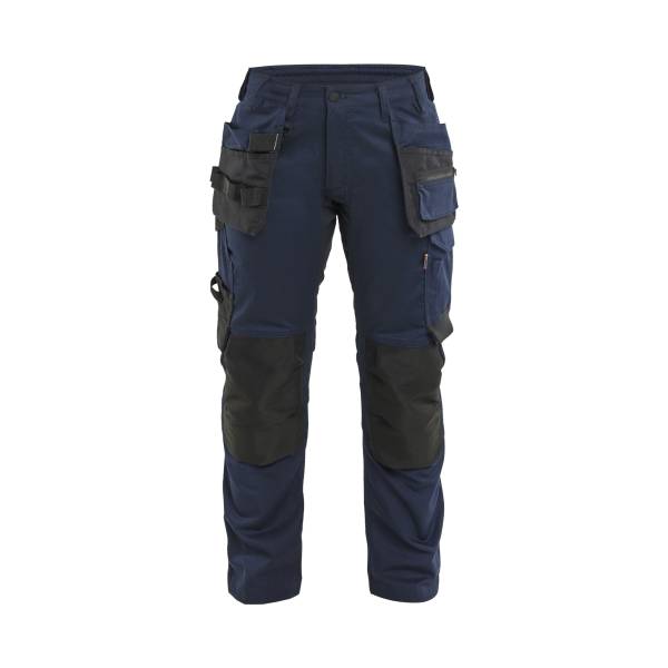 Pantalon de chantier stretch femme Polycoton - Blaklader - 7132 Marine foncé