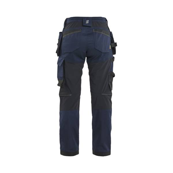 Pantalon de chantier stretch femme Polycoton - Blaklader - 7132 Marine foncé