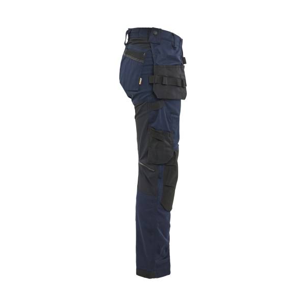 Pantalon de chantier stretch femme Polycoton - Blaklader - 7132 Marine foncé