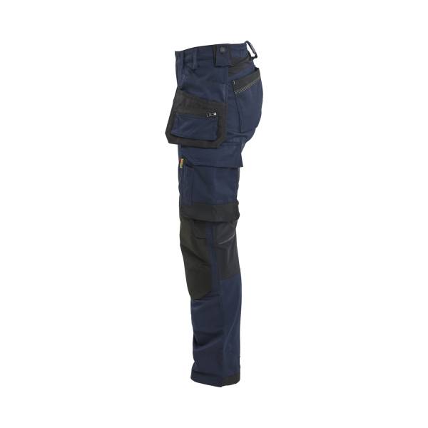 Pantalon de chantier stretch femme Polycoton - Blaklader - 7132 Marine foncé