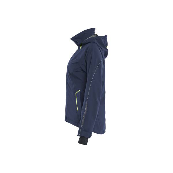 Veste hardshell imperméable stretch femme - Blaklader - 4403 - Bleu/Jaune