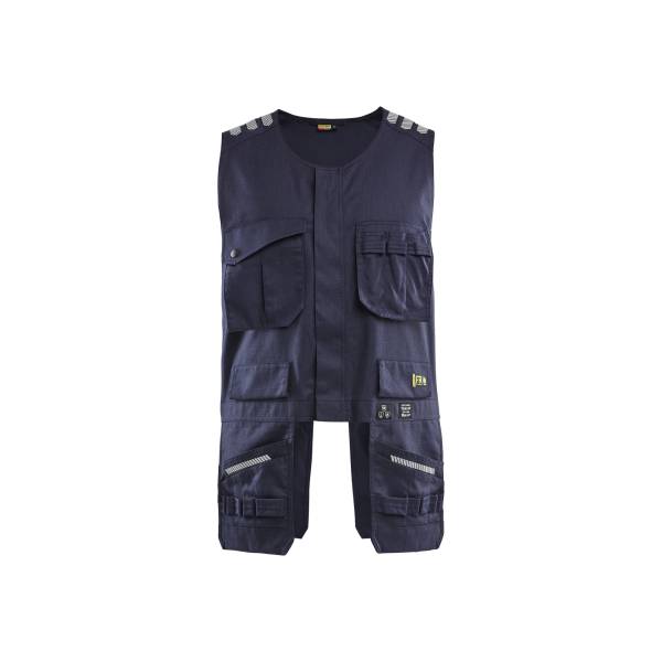 Gilet de chantier retardant flamme inhérent - Blaklader - 3039 - Marine