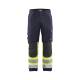Pantalon de travail ATEX multinormes haute-visibilité - Blaklader - 1491 Marine/Jaune fluo