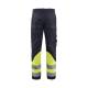 Pantalon de travail ATEX multinormes haute-visibilité - Blaklader - 1491 Marine/Jaune fluo