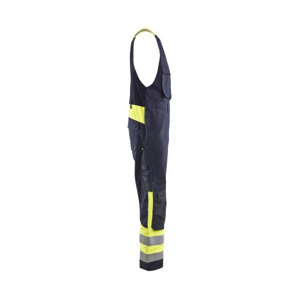 Combinaison de travail sans manches retardant flamme ATEX MULTINORMES INHERENT - Blaklader - 2887 Marine/Jaune fluo