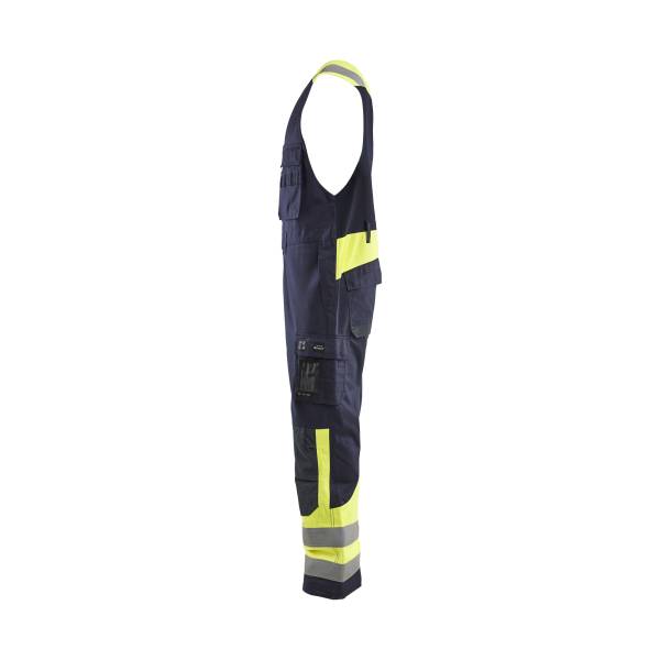 Combinaison de travail sans manches retardant flamme ATEX MULTINORMES INHERENT - Blaklader - 2887 Marine/Jaune fluo