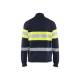 Veste de chantier ignifugée haute-visibilité ATEX multinormes - Blaklader - 3462 - Marine/Jaune fluo
