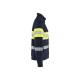 Veste de chantier ignifugée haute-visibilité ATEX multinormes - Blaklader - 3462 - Marine/Jaune fluo
