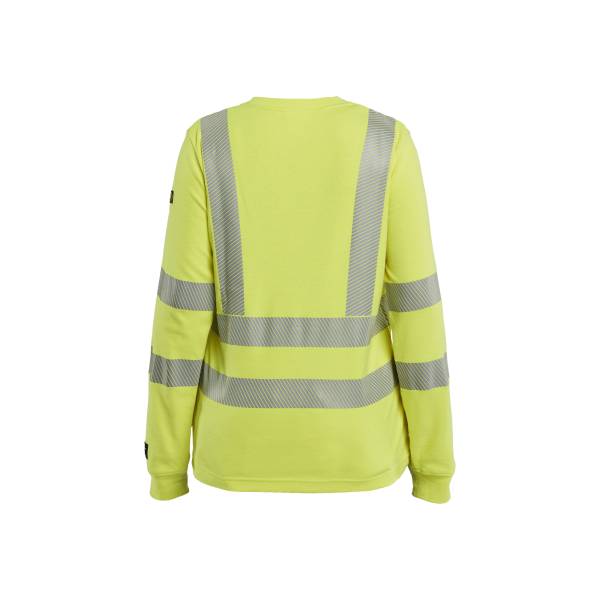T-shirt de chantier ignifugé haute-visibilité femme Cotonpoly - Blaklader - 3469 - Jaune fluo