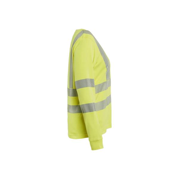 T-shirt de chantier ignifugé haute-visibilité femme Cotonpoly - Blaklader - 3469 - Jaune fluo
