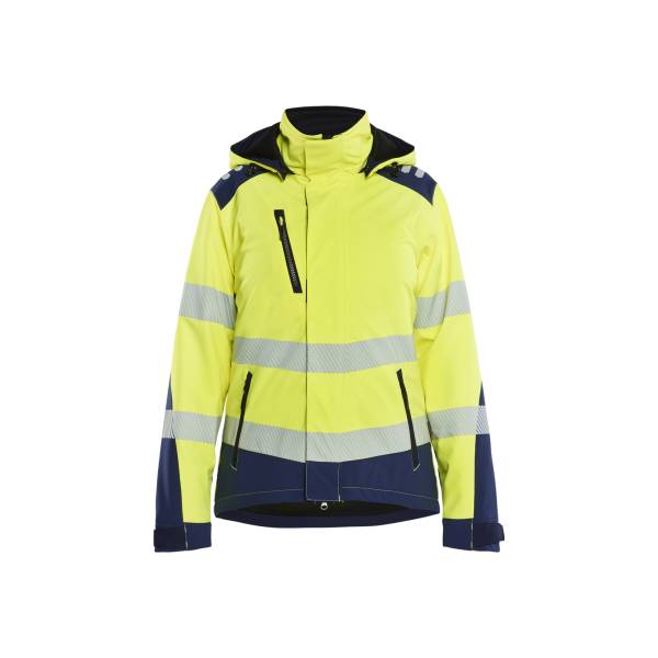 Veste softshell haute-visibilité doublée femme - Blaklader - 4401 - Jaune fluo/Marine