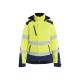 Veste softshell haute-visibilité doublée femme - Blaklader - 4401 - Jaune fluo/Marine