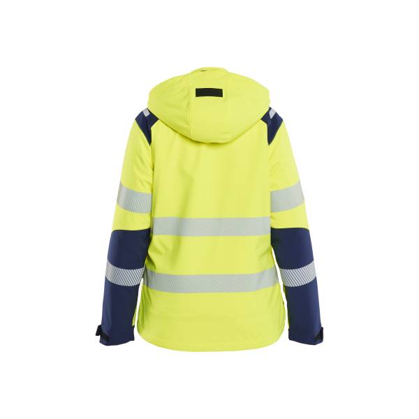 Veste softshell haute-visibilité doublée femme - Blaklader - 4401 - Jaune fluo/Marine
