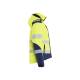 Veste softshell haute-visibilité doublée femme - Blaklader - 4401 - Jaune fluo/Marine