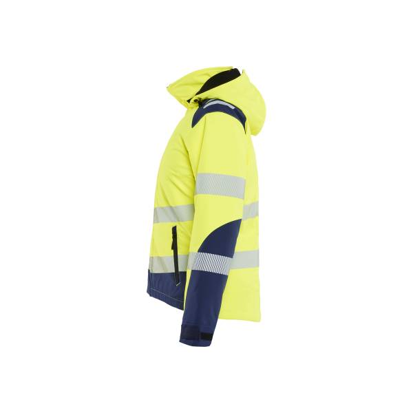 Veste softshell haute-visibilité doublée femme - Blaklader - 4401 - Jaune fluo/Marine