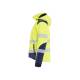 Veste softshell haute-visibilité doublée femme - Blaklader - 4401 - Jaune fluo/Marine