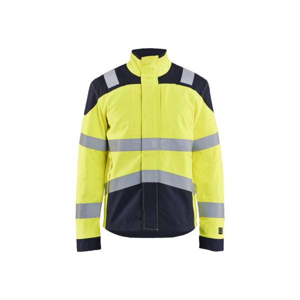 Veste de travail ATEX MULTINORMES APC 2 haute-visibilité - Blaklader - 4418 - Jaune fluo/Marine