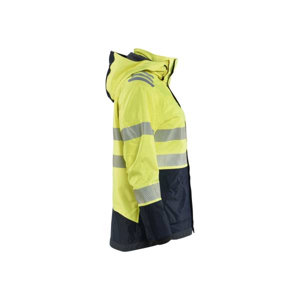 Veste hardshell ATEX multinormes haute-visibilité ignifugé femme - Blaklader - 4449 - Jaune fluo/Marine