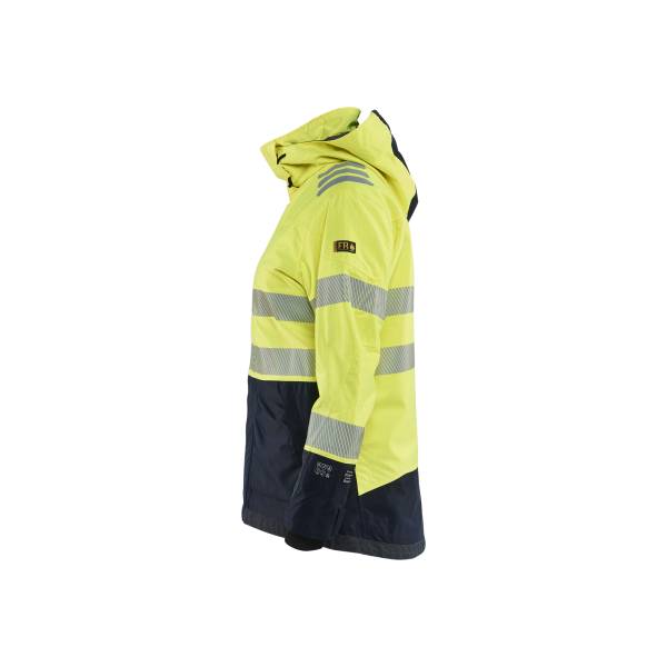 Veste hardshell ATEX multinormes haute-visibilité ignifugé femme - Blaklader - 4449 - Jaune fluo/Marine