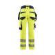 Pantalon de chantier haute-visibilité femme aéré - Blaklader - 7022 Jaune fluo/Marine