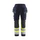 Pantalon de travail ATEX multinormes inhérent femme - Blaklader - 7185 Marine/Jaune fluo