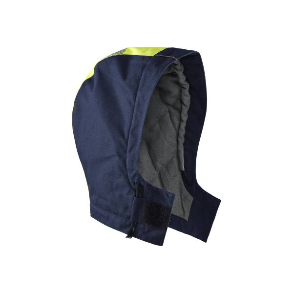 Capuche de chantier ignifugée ATEX MULTINORMES inhérent - Blaklader - 2167 - Marine/Jaune fluo