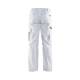 Pantalon de travail peintre 100% coton coupe droite - Blaklader - 1091 Blanc/Gris foncé
