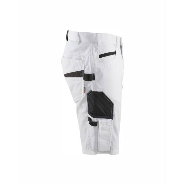 Short de chantier stretch Ripstop - Blaklader - 1094 - Blanc/Gris foncé