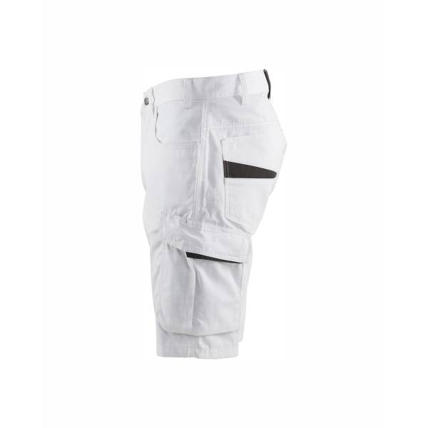 Short de chantier stretch Ripstop - Blaklader - 1094 - Blanc/Gris foncé