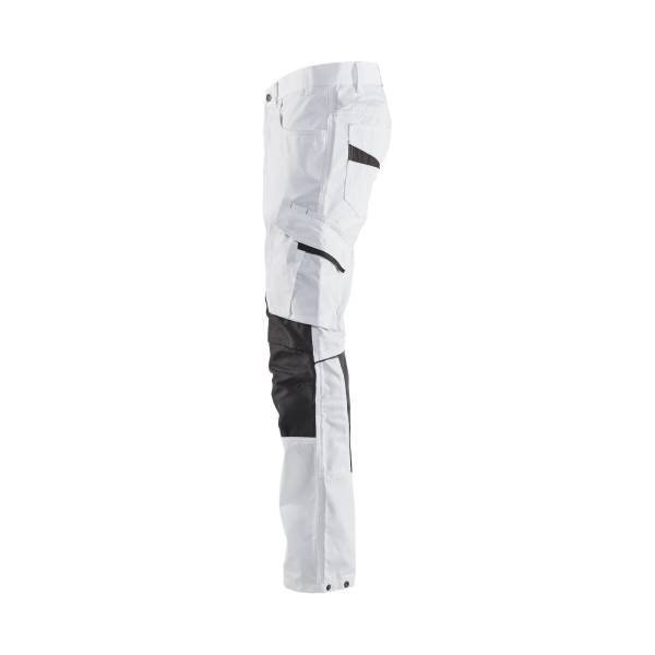 Pantalon de chantier peintre stretch Ripstop - Blaklader - 1095 - Blanc/Gris foncé